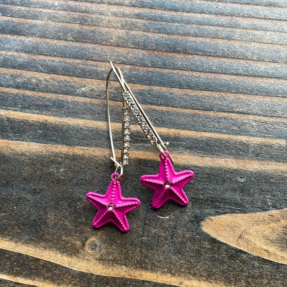 Betsey Johnson Starfish Earrings
